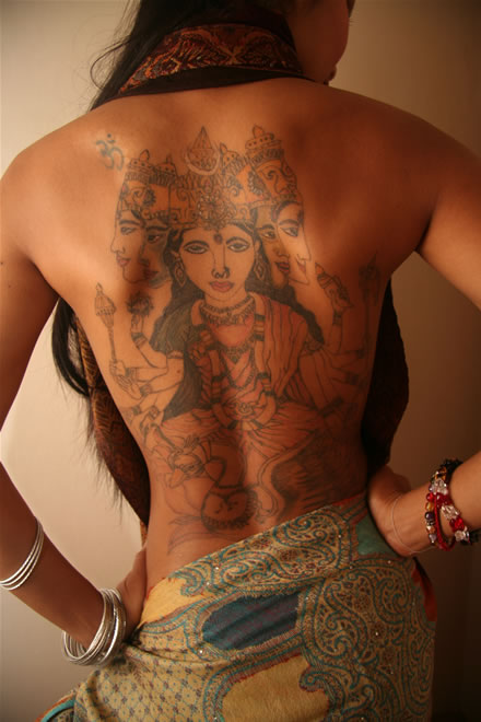 thai back tattoo